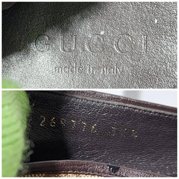 Authentic Gucci GG Canvas Web Bow Ballet Flats Beige/Brown Size 36.5 - Picture 15 of 16